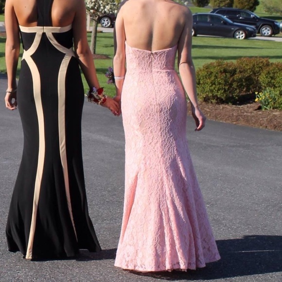Pink Long Prom Dress - Picture 2 of 8